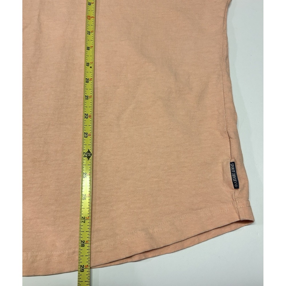 Disney World Spirit Jersey Peach Coral Gold Glitter Puff Print Womens Size Small - Picture 10 of 14